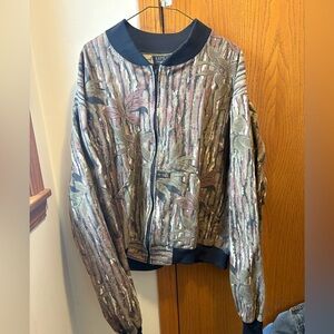 Vintage 90s Rattler’s Brand Realtree Camo Camouflage Bomber Jacket Size XL
